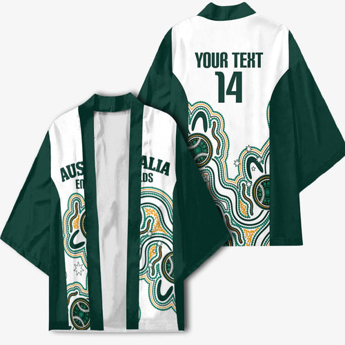 Australia Baseball Custom Kimono Go Emeralds Aboriginal Art