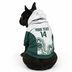 Australia Baseball Custom Pet Hoodie Go Emeralds Aboriginal Art