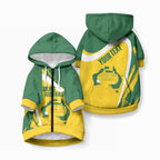 Australia Curling Personalised Pet Hoodie Aussie Map Grunge Curve Style