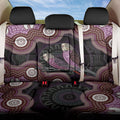 Purple Budgerigar Australia Indigenous Art Back Car Seat Cover