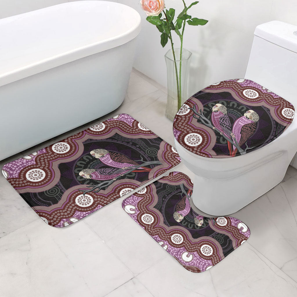 Purple Budgerigar Australia Indigenous Art Bathroom Set