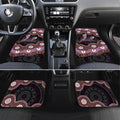 Purple Budgerigar Australia Indigenous Art Car Mats