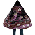 Purple Budgerigar Australia Indigenous Art Cloak