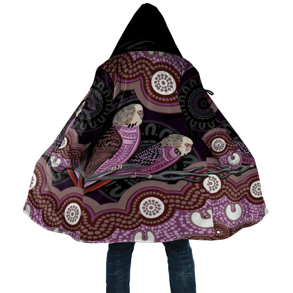 Purple Budgerigar Australia Indigenous Art Cloak