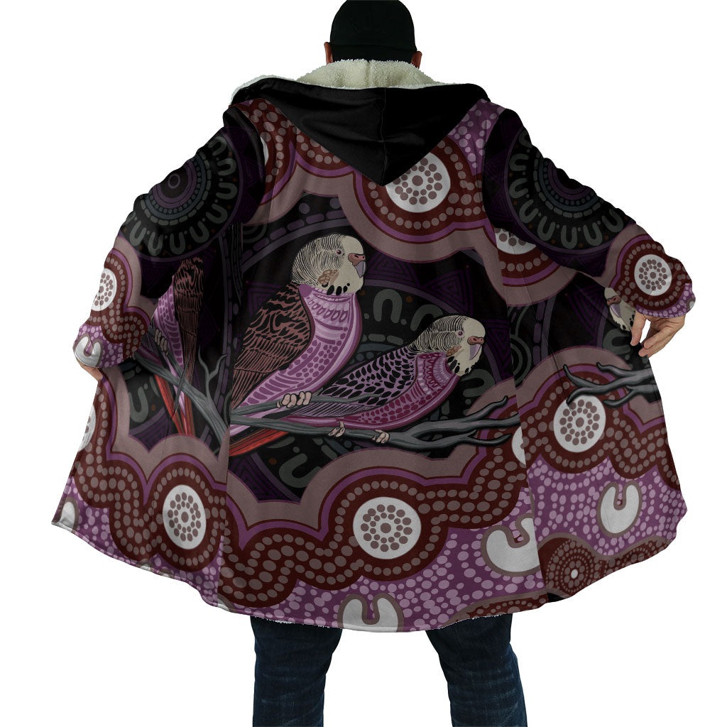Purple Budgerigar Australia Indigenous Art Cloak