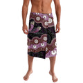 Purple Budgerigar Australia Indigenous Art Lavalava
