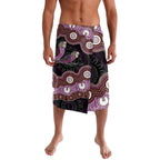 Purple Budgerigar Australia Indigenous Art Lavalava