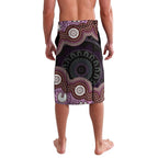 Purple Budgerigar Australia Indigenous Art Lavalava