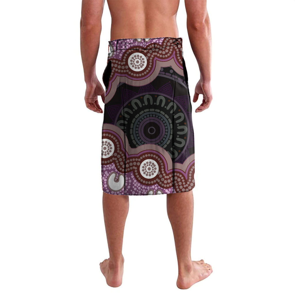Purple Budgerigar Australia Indigenous Art Lavalava