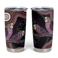Purple Budgerigar Australia Indigenous Art Tumbler Cup
