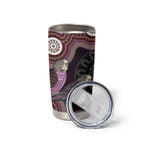Purple Budgerigar Australia Indigenous Art Tumbler Cup