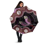 Purple Budgerigar Australia Indigenous Art Umbrella