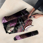 Purple Budgerigar Australia Indigenous Art Umbrella
