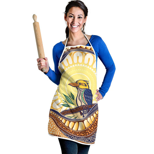 Kookaburra Australia Indigenous Art Apron