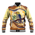 Kookaburra Australia Indigenous Art Baseball Jacket