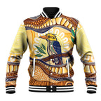 Kookaburra Australia Indigenous Art Baseball Jacket