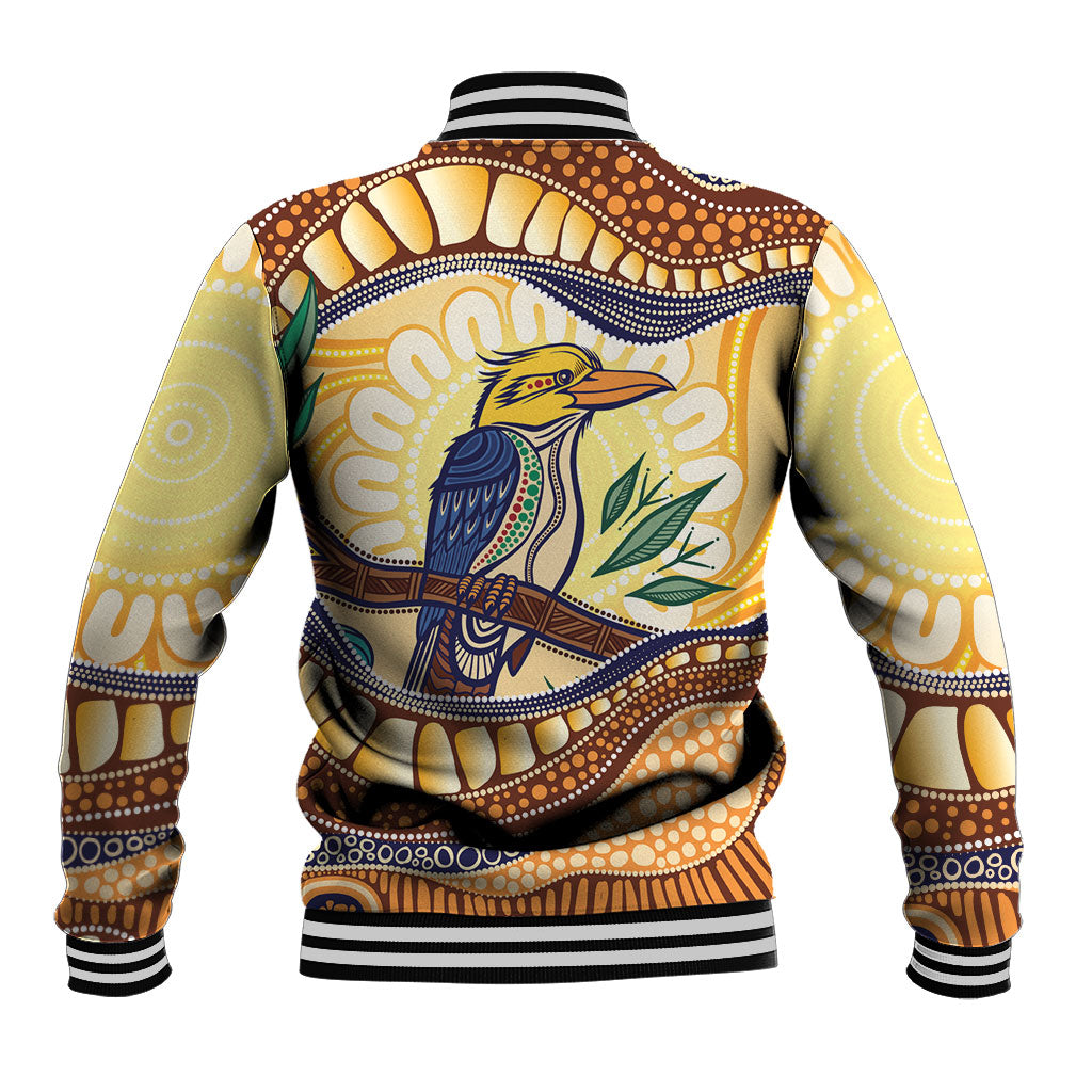 Kookaburra Australia Indigenous Art Baseball Jacket