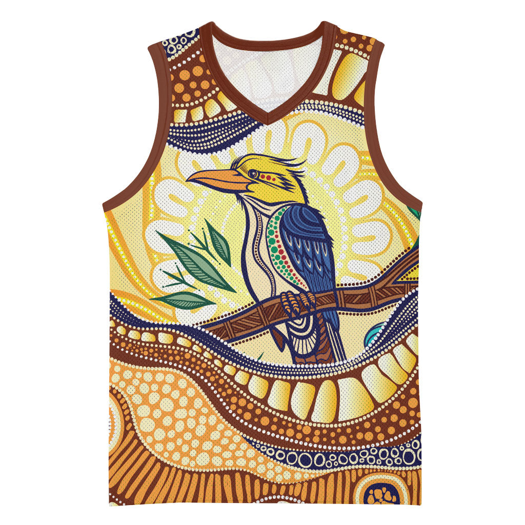 Kookaburra Australia Indigenous Art Basketball Jersey