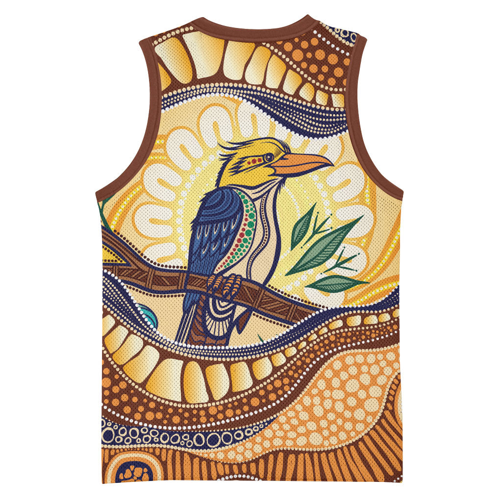 Kookaburra Australia Indigenous Art Basketball Jersey