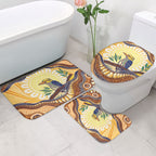 Kookaburra Australia Indigenous Art Bathroom Set