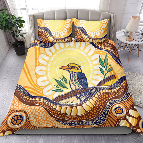 Kookaburra Australia Indigenous Art Bedding Set
