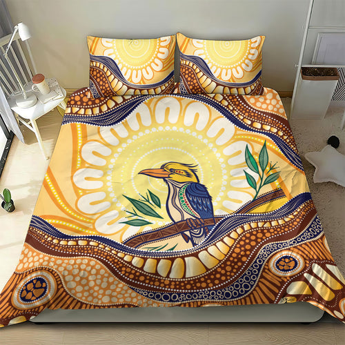 Kookaburra Australia Indigenous Art Bedding Set