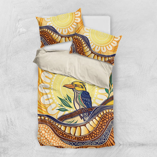 Kookaburra Australia Indigenous Art Bedding Set