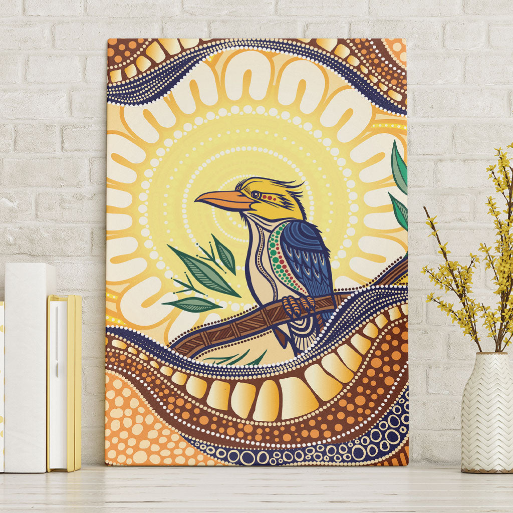 Kookaburra Australia Indigenous Art Canvas Wall Art