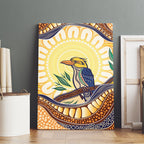 Kookaburra Australia Indigenous Art Canvas Wall Art