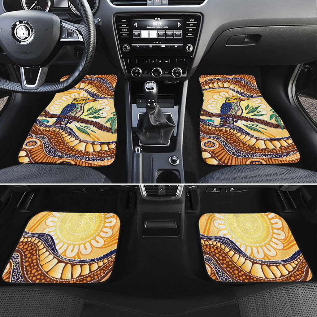 Kookaburra Australia Indigenous Art Car Mats
