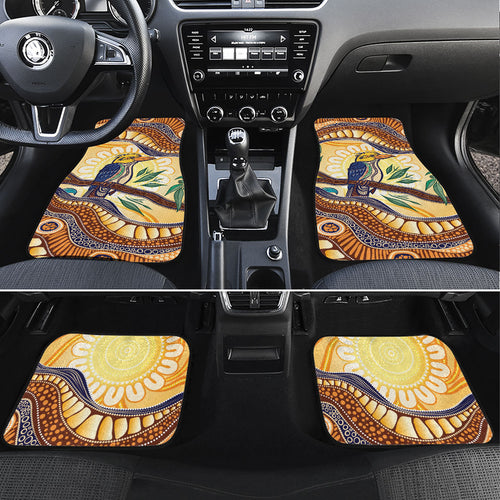 Kookaburra Australia Indigenous Art Car Mats