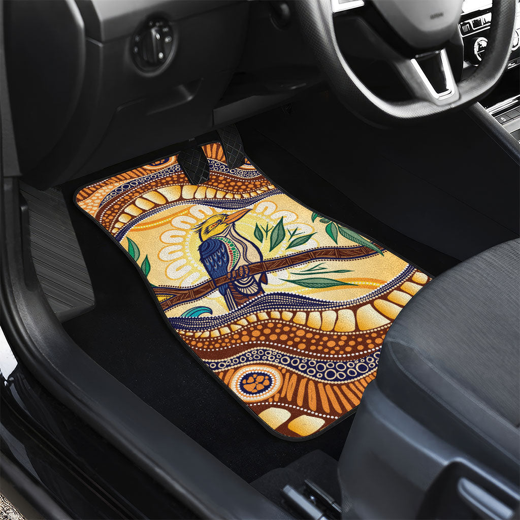 Kookaburra Australia Indigenous Art Car Mats