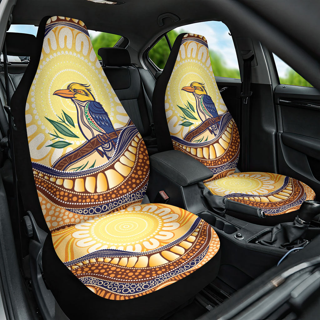Kookaburra Australia Indigenous Art Car Seat Cover