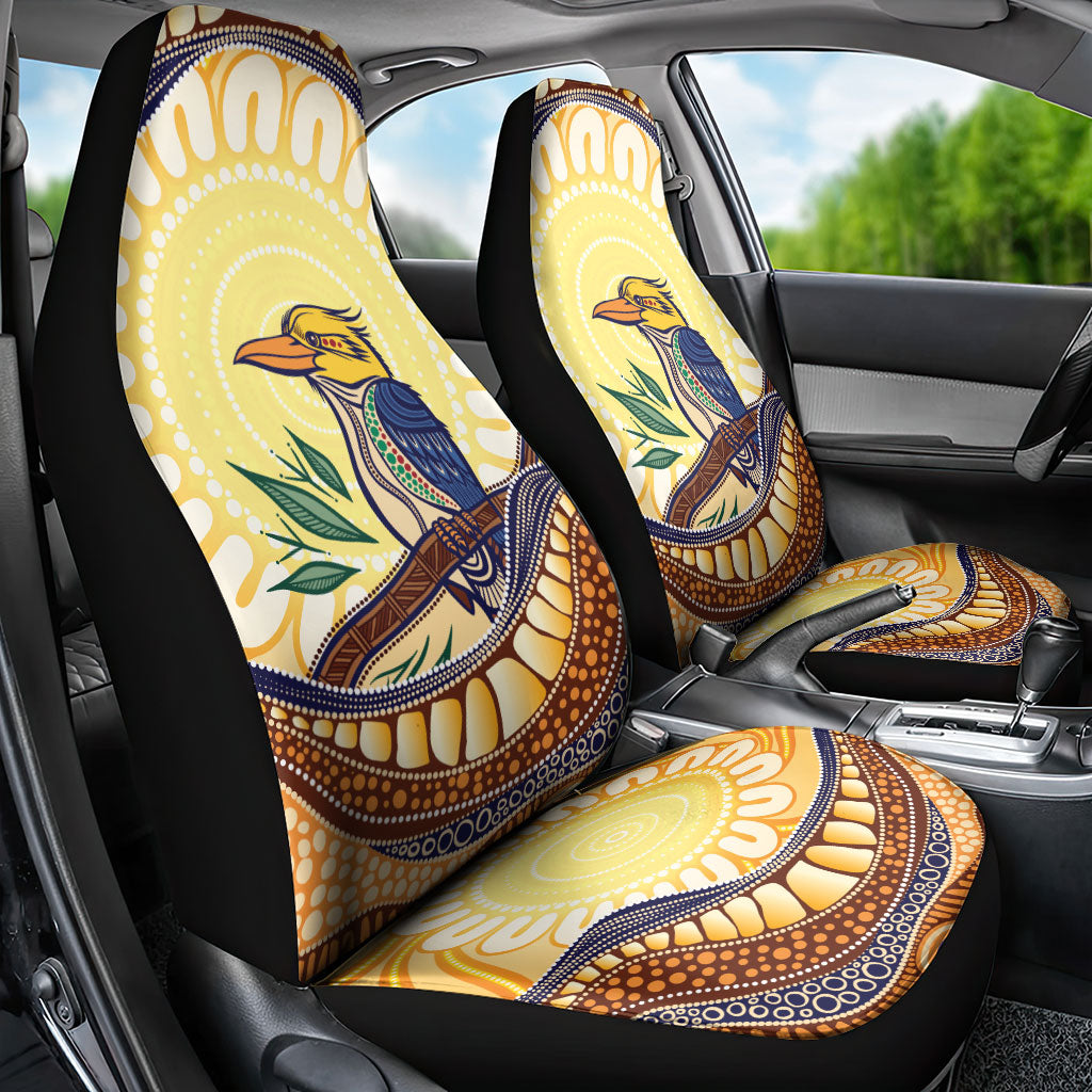 Kookaburra Australia Indigenous Art Car Seat Cover