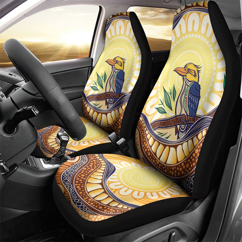 Kookaburra Australia Indigenous Art Car Seat Cover