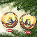 Kookaburra Australia Indigenous Art Ceramic Ornament