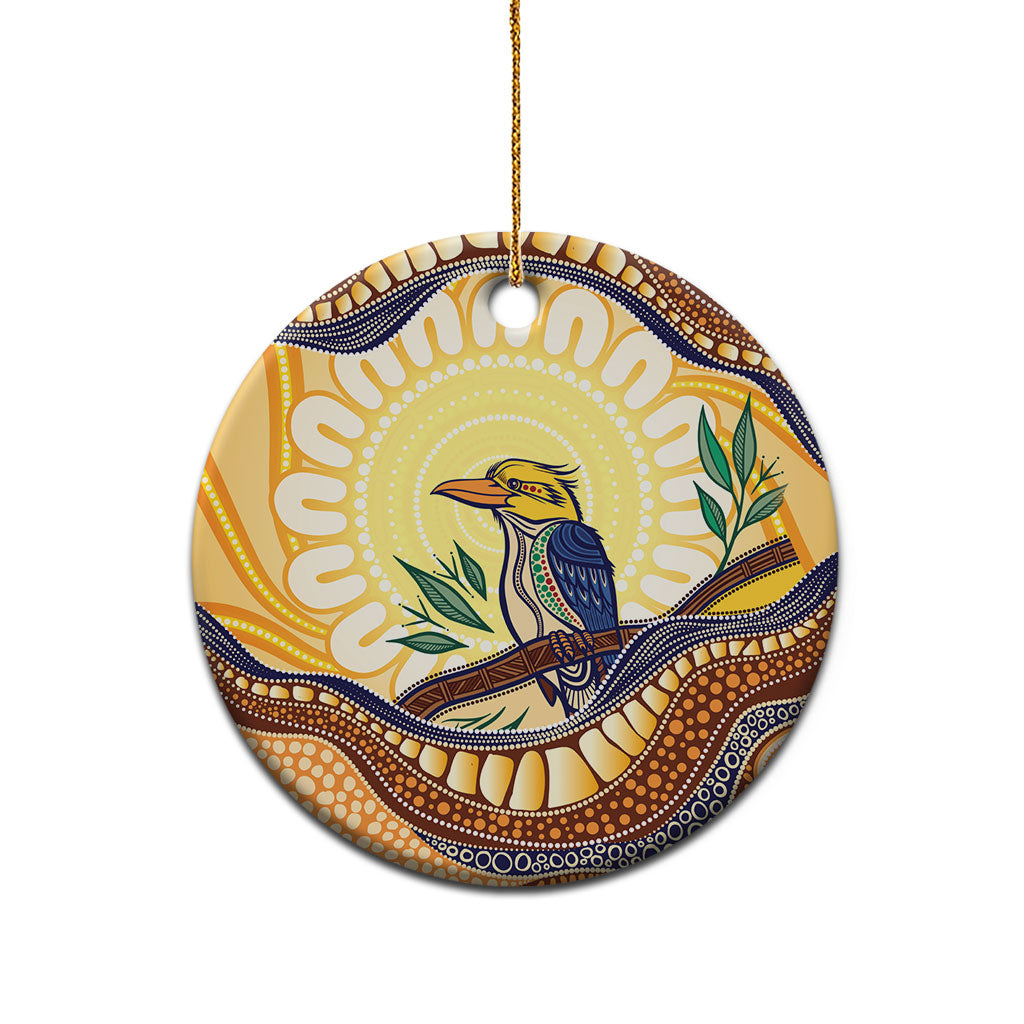 Kookaburra Australia Indigenous Art Ceramic Ornament