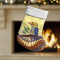 Kookaburra Australia Indigenous Art Christmas Stocking