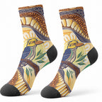 Kookaburra Australia Indigenous Art Crew Socks