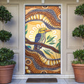Kookaburra Australia Indigenous Art Door Cover