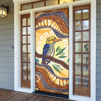 Kookaburra Australia Indigenous Art Door Cover