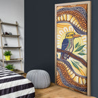 Kookaburra Australia Indigenous Art Door Cover