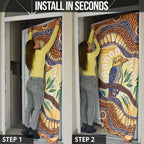 Kookaburra Australia Indigenous Art Door Cover