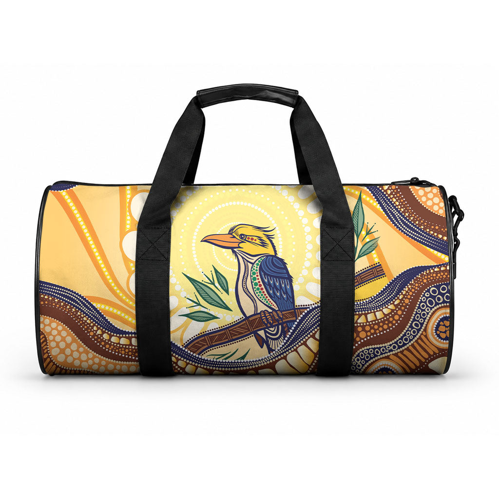 Kookaburra Australia Indigenous Art Duffle Bag
