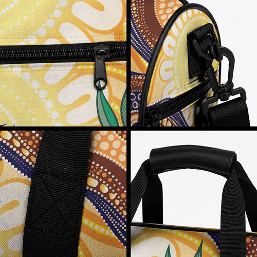 Kookaburra Australia Indigenous Art Duffle Bag