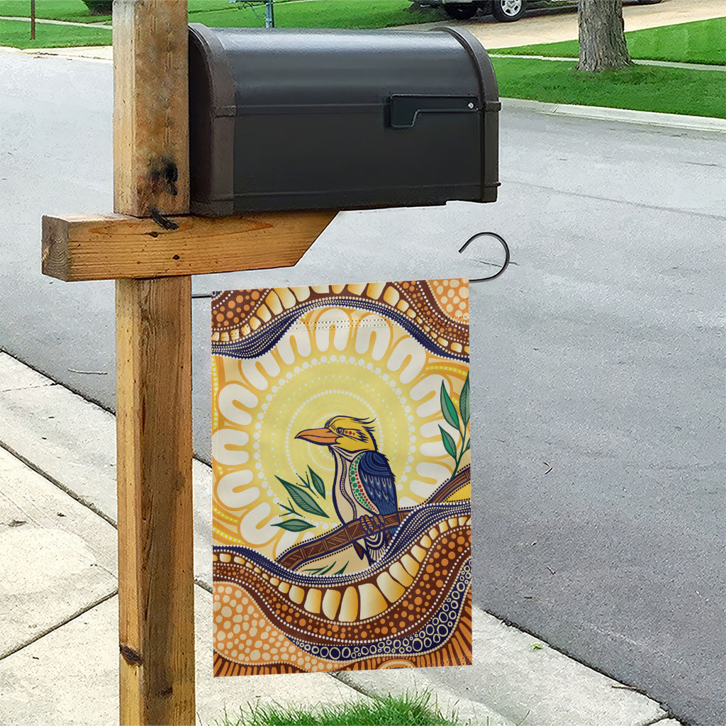 Kookaburra Australia Indigenous Art Garden Flag