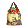 Kookaburra Australia Indigenous Art Grocery Bag