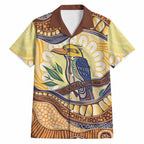 Kookaburra Australia Indigenous Art Hawaiian Shirt