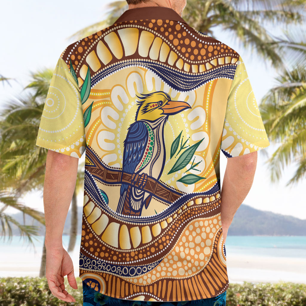 Kookaburra Australia Indigenous Art Hawaiian Shirt