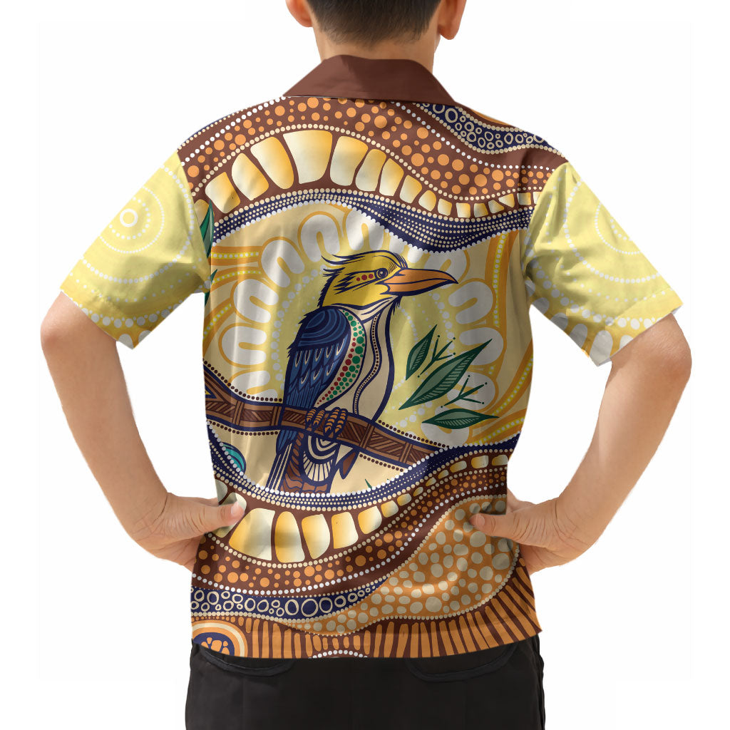 Kookaburra Australia Indigenous Art Hawaiian Shirt